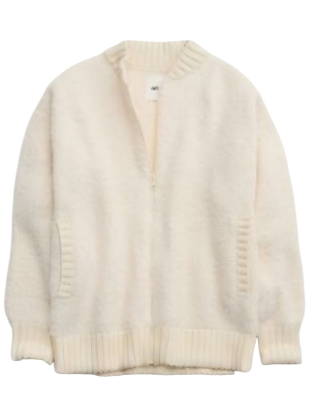 Aerie Full Zip Toasted Coconut Sherpa Cardigan Women's Size Small